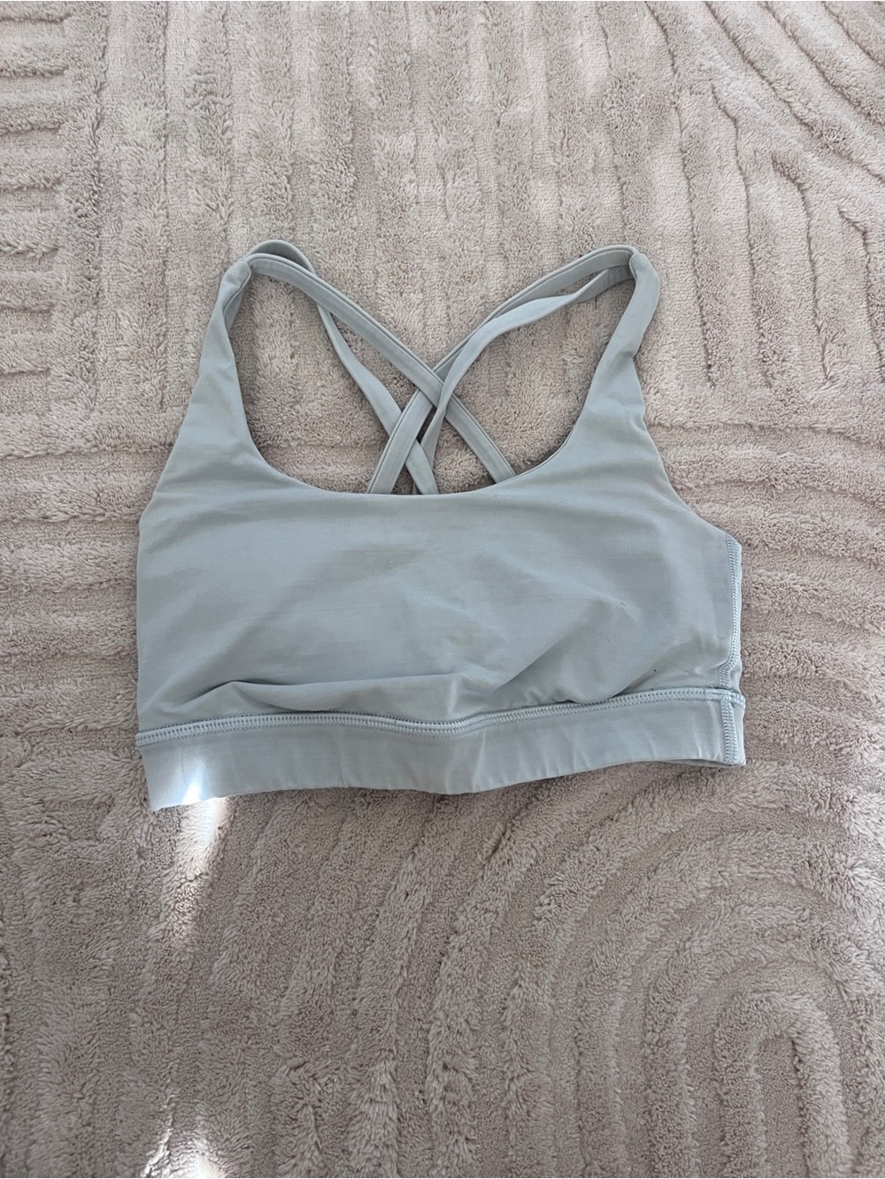 Lululemon Light Blue Strappy Sports Bra - Women's